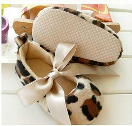 Rivchell Baby Toddler Girl Kid First Walking Fashion Leopard Print Style Shoe Soft Walking (6-12, Leopard)