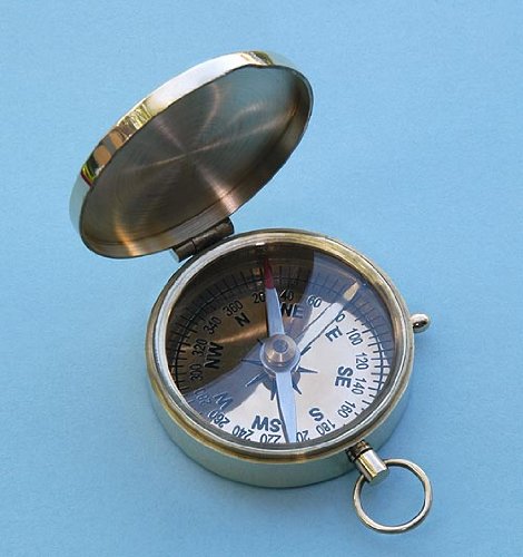 Polished Standard Pocket Compass (Stanley London)