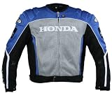 Joe Rocket Honda CBR Mens Textile Mesh Motorcycle Jacket Blue/Silver/Black XL