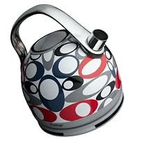 Prestige Art Deco Cordless Dome Kettle, Hoops, 1.5 Litre
