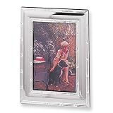 Silver-plated Reed and Ribbon 8x10 Photo Frame