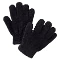 Girls' Cherokee&reg; Fleece Chenille Glove - Black 4 TO 16