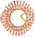 Trina Turk Sunburst Gold And Hot Pink Cuff Bracelet Trina Turk Sunburst Gold And Hot Pink Cuff Bracelet