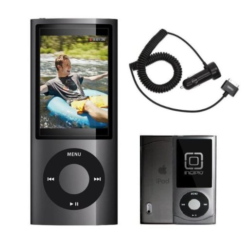 iPod nano 8 GB Black (5th Generation), Car Charger, and Case Bundle from iPod nano 8 GB Black (5th Generation), Car Charger, and Case Bundle from