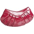 HOBO INTERNATIONAL Goldy Pleated Patent Leather Clutch