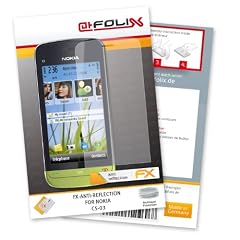 atFoliX FX-Antireflex Displayschutzfolie f�r Nokia C5-03 - Displayschutz antireflektierend! H�chste Qualit�t - Made in Germany!