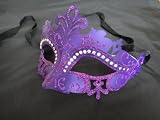 Deluxe Venetian Mask With Crystals