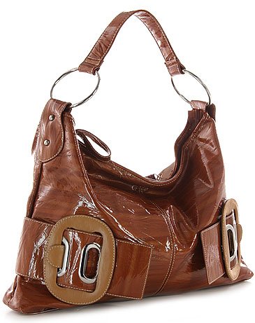 Oversized Patent ''Roxanne'' Hobo - Black, Champagne, Toffee Brown, Pearl, Blue or Purple