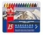 Caran d'Ache Classic Neocolor II Water-Soluble Pastels, 15 Colors