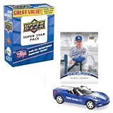 Upper Deck Los Angeles Dodgers 2008 MLB Dodge Charger with Tommy Lasorda Hall of Fame Trading Card and 2008 Series 1 Super Pack