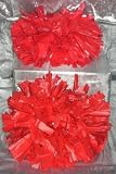Show Pom Set Solid Red Vinyl