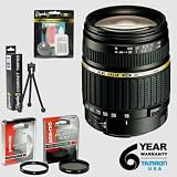 Tamron 18-200mm f/3.5-6.3 XR Di-II LD Aspherical Zoom Wide Angle Macro Lens & Filters & 6 Year Warranty & Accessory Kit for Sony and Minolta Digital SLR