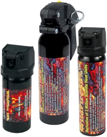 Wildfire Pepper Spray Gel Bundle - Lot of three - Wildfire Pepper Spray Gel Units (3) - 2 oz, 4 oz and 9 oz (1 of each)
