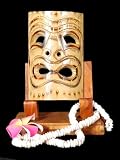 BAMBOO TIKI MASK 7 - OCEAN TIKI MASK