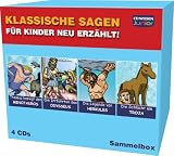 CD WISSEN Junior - Klassische Sagen f�r Kinder neu erz�hlt - Sammelbox, 4 CDs: Theseus besiegt den Minotauros / Die Irrfahrten des Odysseus / Die Legende von Herkules / Die Schlacht um Troja - 