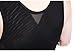 Breathable Super Flat Les Lesbian Tomboy Compression 3 Rows Clasp Chest Binders (Small, Black)