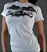Sinful Clothing Collection - Easy Rider Baby Tee in White