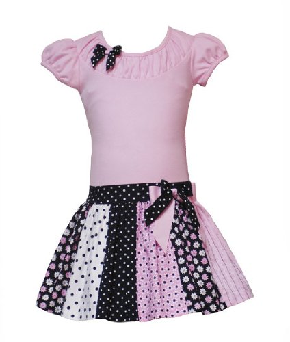 Rare Editions Girls 2-6x Drop Waist Dress