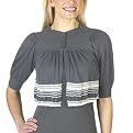Juniors' Mossimo Supply Co. Mockneck 3/4 Sleeve Flyaway - Quartz Grey