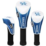 NCAA Kentucky Wildcats Royal Blue 3-Pack Golf Club Headcovers