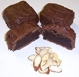 Scott s Cakes Milk Chocolate Covered Brownie Bites with Almonds in a 1 Pound Gingerbread Man Bag
