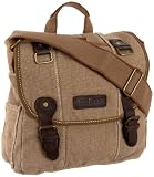BedStu Men's Bunker Messenger Bag,Tan,one size