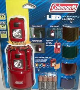 Amazon.com : Coleman 4-in-One Micro-Quad LED Mini Lantern : Sports