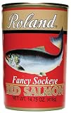 Roland Fancy Sockeye Red Salmon, 14.75-Ounce Can (Pack of 3)