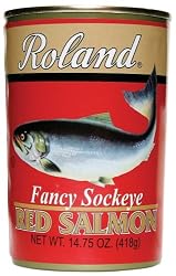 Roland Fancy Sockeye Red Salmon, 14.75-Ounce Can (Pack of 3)
