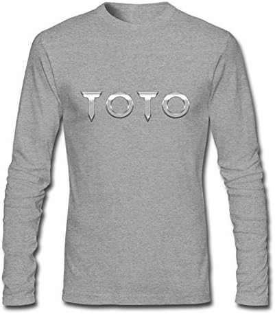 FASHIRT Men's ToTo Band Long Sleeve T-shirt Grey M