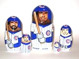 MLB Baseball Chicago Cubs or Any Team your choice Russian Nesting doll 5 pcs / 6 in