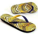 Zubaz Flip Flops: Purple/Gold Zubaz King Flip Flops
