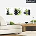 Platin Art Peel n'Stick Prints Wall Decals, Feng Shui Balance in Green