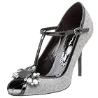 Bourne Kylie Peep Toe T-Strap Pump