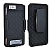 SUPERIOR COMMUNICATIONS Motorola MB810 DROID X Plastic Case and Holster Combo