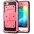 iPod Touch 6th Generation Case, [Heave Duty] i-Blason Apple iTouch 6 Case Armorbox [Dual Layer] Hybrid Fullbody Case w Front Cover and Builtin Screen Protector / Impact Resistant Bumper (Pink)