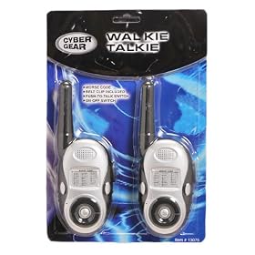 Cyber Gear Black Walkie Talkies one color, one size Cyber Gear Black Walkie Talkies - one color, one size