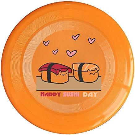 Herry Noo Happy Sushi Day Plastic Frisbees