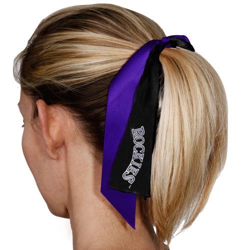 Colorado Rockies Streamer Ponytail Holder