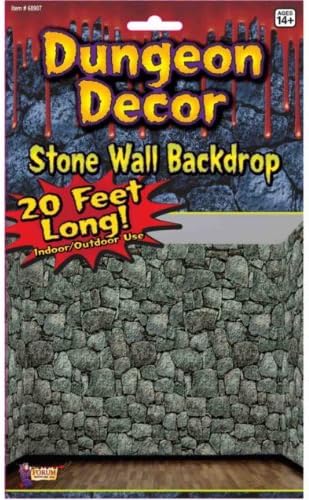 Dungeon Decor - Stone Wall Roll 20' by Spooky Decorations
