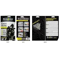Nite Ize KBBF-03-26 KnotBone Adjustable Flat Bungee, Foliage