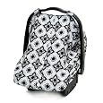 JJ Cole Car Seat Canopy, Black Magnolia