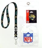 Jacksonville Jaguars Lanyard with Ticket Holder and Logo Pin