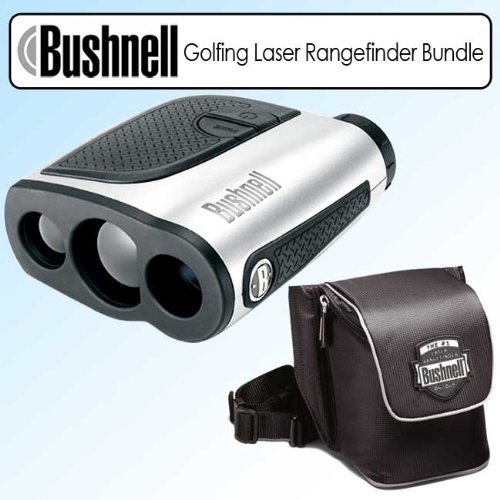 Bushnell 201354 Medalist Golfing Laser Rangefinder Bundle