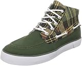 Polo Ralph Lauren Men’s Lander Chukka Boat Shoe,Olive/Black,8.5 D US