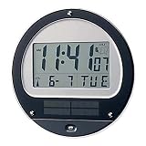 Solar Powered Digital Atomic Clock No Batteries/Setting