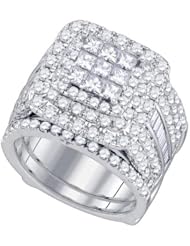3.99CTW DIAMOND INVISIBLE BRIDAL SET