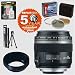 Canon EF-S 60mm f/2.8 USM Macro Autofocus Lens & 6 Year Warranty & Filters & Accessory Kit