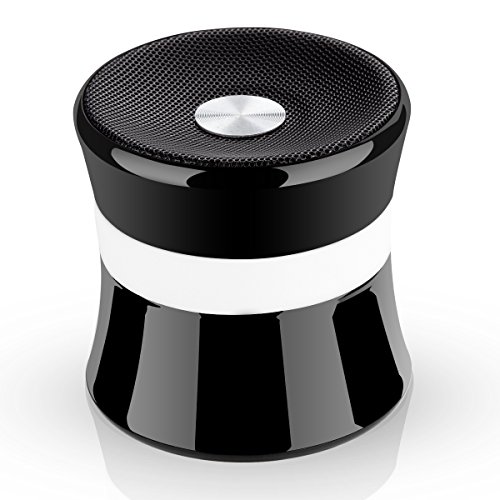 Portable Speakers, ZENBRE M3 Mini Bluetooth Speakers, Wireless Computer Speakers with FM Radio, Small Travel Speaker Support Smartphone, Laptop and all Bluetooth Devices (Black)