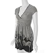 Funky People Floral Print Crochet Trim Knit Dress